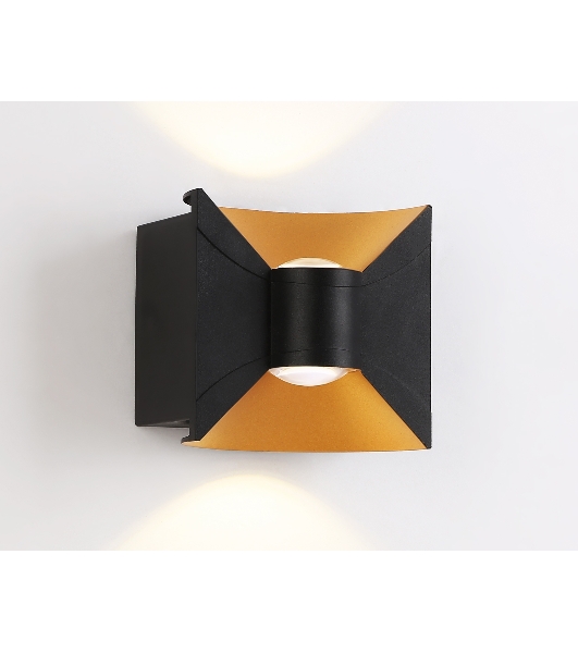 Светильник Ambrella light ST4472 BK/GD черный/золото LED 4200K 6W IP54 92*98*55