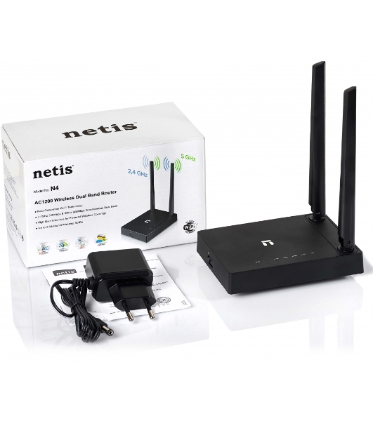 Маршрутизатор Wi-Fi 1200MBPS 10/100M DUAL BAN4D N NETIS