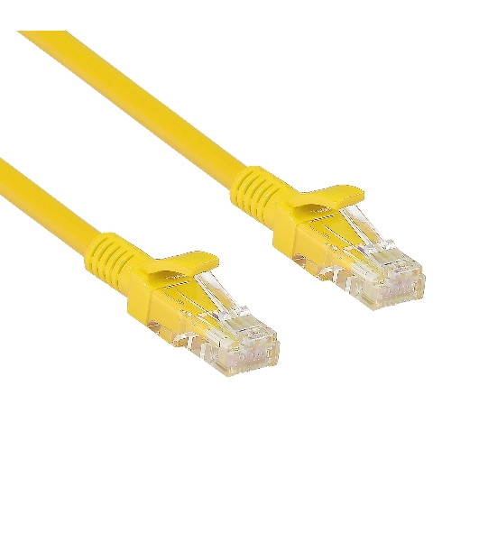 Патч-корд ExeGate UTP-RJ45-RJ45-5e-5M-YL, UTP, cat.5e, 5м, желтый
