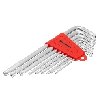 Набор ключей Matrix имбусовых TORX, 9 шт: T10-T50, CrV, удлиненные, сатин., фото7
