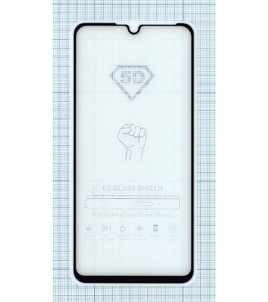 Защитное стекло 'Полное покрытие' для Huawei P30 Lite New Edition черный