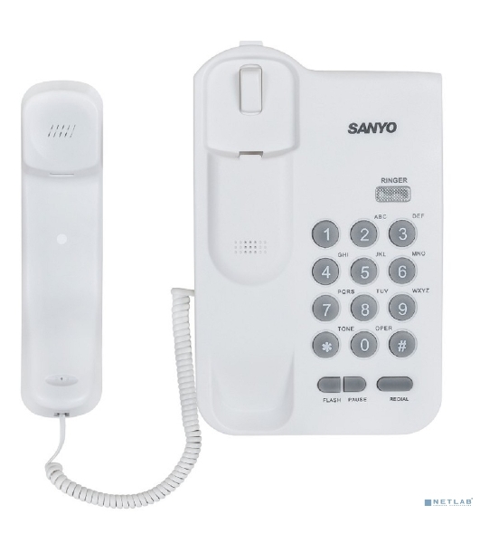 Телефон проводной SANYO RA-S108W белый
