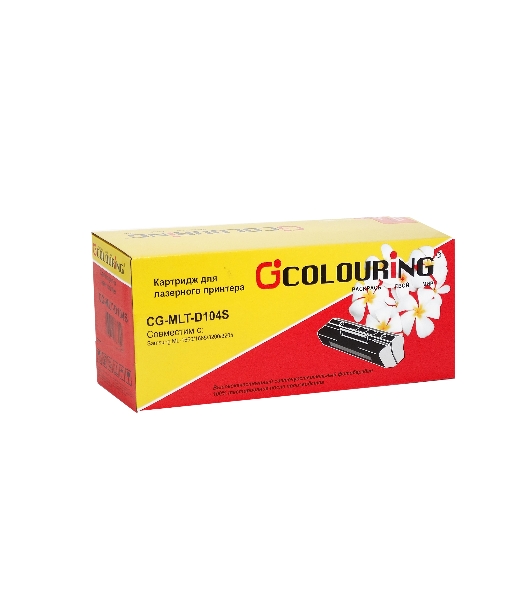 Картридж лазерный Colouring CG-MLT-D104S черный (1500 стр.) для Samsung ML-1666/1660/1661/1665/1676/1670/1673/1674/1678/1860/1861/1865W/SCX3201/3206/3217/3218/3200/SCX-3205w