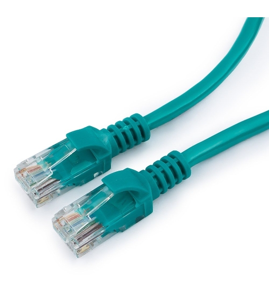 Патч-корд UTP Cablexpert cat.5e, 1м, литой, многожильный, зеленый