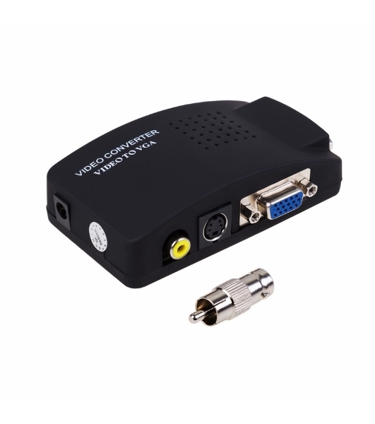 Конвертер Rexant BNC\RCA + S-video на VGA (в комплекте переходник гн. BNC – шт. RCA)