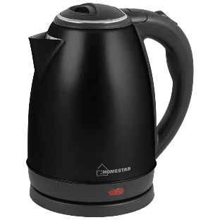 Чайник электрический Homestar HS-1010 (1,8 л) стальной черный