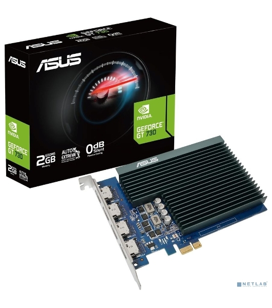 Видеокарта Asus GT730-4H-SL-2GD5 NVIDIA GeForce GT 730 2Gb GDDR5 902/5010 HDMIx4 HDCP Ret