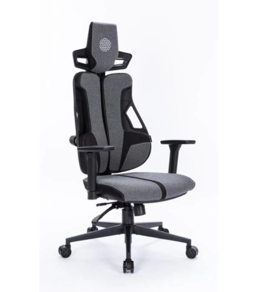 Кресло Cactus CS-CHR-DUO-GYBK серый, экокожа
