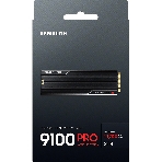 Накопитель SSD 2Tb Samsung 9100 PRO, M.2, PCI-E 5.0 x4, TLC 3D NAND R/W - 14700 (14800)/13400 (13300) Mb/s с радиатором, фото7
