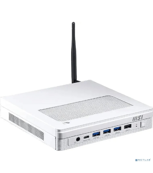 Неттоп MSI Pro DP10 A14MG-014BRU i3 14100 (3.5) UHDG 730 без ОС 2x2.5GbitEth WiFi BT 120W белый (936-B21012-014)