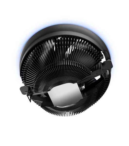 Кулер PCCooler E126MB черный 120мм алюминий 1800rpm 26.5db 4-pin 92W 70мм