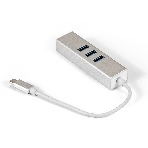 Кабель-адаптер ExeGate EXE-77C-45 (USB3.0 Type-C --> 3xUSB3.0 + 1xRJ45 UTP 1000Mbps RLT8153), фото4