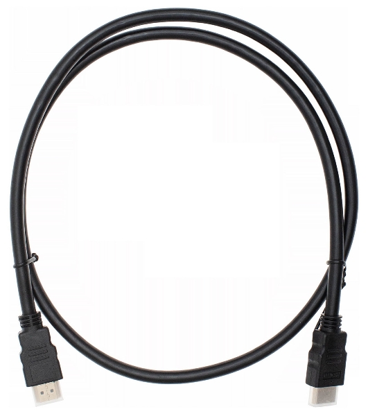 Кабель аудио-видео Cactus CS-HDMI.1.4-1 HDMI (m)/HDMI (m) 1м. позолоченные контакты черный
