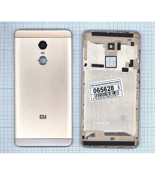 Задняя крышка для Xiaomi Redmi Note 4X золотой