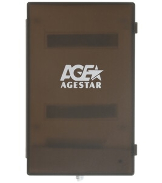 Контейнер для HDD AgeStar Внешний корпус 2.5' SATA HDD/SSD AgeStar SUBCP1 (BLUE) USB 2.0, пластик, синий, безвинтовая конструкция (10612)