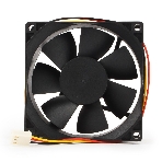 Вентилятор для корпуса Gembird FANCASE черный, 80 мм, 2600 об/мин, 27 дБ, 3 pin, фото6