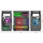 Компьютерный корпус с блоком питания 450Вт./Case Forza mATX case, black, w/PSU 450W 12cm, w/2xUSB 2.0, w/pwr cord, w/o FAN, фото2