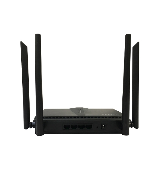 Двухдиапазонный Wi-Fi 6 маршрутизатор AX1800, 1x1000Base-T WAN, 3x1000Base-T LAN, 4 внешние антенны 5 dBi
