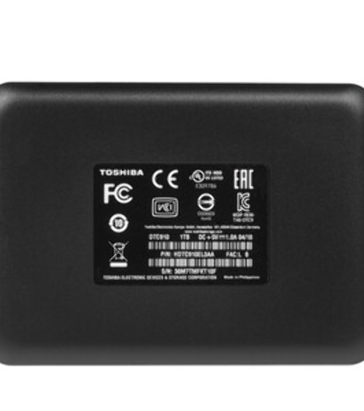 Внешний HDD 2.5' Toshiba Canvio Advance, 1TB, USB 3.2 Gen 1 Type-A, 5400 rpm, красный