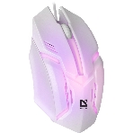 Мышь проводная Defender Cyber MB-560L белый, 1200 dpi, USB, кнопки - 3, фото25
