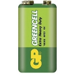 Солевая батарейка GP PowerPlus 9V Крона - 1 шт. в пленке, фото3
