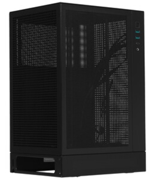 Компьютерный корпус Deepcool CH170 DIGITAL черный без БП mini-ITX 1x120мм 1xUSB 2.0 1xUSB 3.0 audio bott PSU