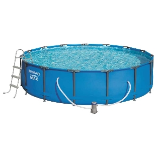 Каркасный бассейн Bestway Steel Pro Max (полный комплект) 457x107 см, 14970 л, Bestway 56488