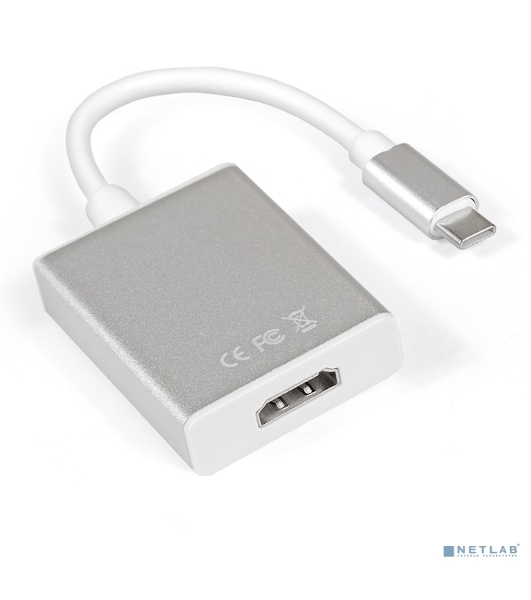 Кабель-адаптер ExeGate EX284937RUS Type C-HDMI ExeGate EX-CM-HDMIF-0.15 (USB Type C/19F, 0,15м)