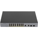 Коммутатор Zyxel GS1350-18HP, 16xGE PoE+, 2xCombo (SFP/RJ-45), бюджет PoE 250 Вт, дальность передачи питания до 250 м, автоперезагрузка PoE-портов, повышенная защита от перенапряжений и электростатических разряд, фото12