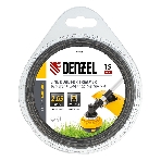 Леска для триммера Denzel двухкомпонентная квадрат 2,65мм 15 м EXTRA CORD, фото3