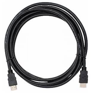 Кабель аудио-видео Cactus CS-HDMI.1.4-3 HDMI (m)/HDMI (m) 3м. позолоченные контакты черный