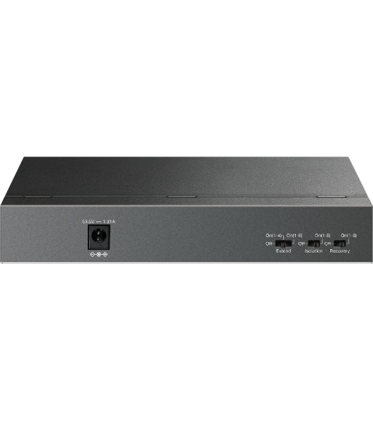 Коммутатор настольный TP-Link LS109P с 9 портами 10/100 Мбит/с (8 портов PoE+)