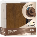 Точилка для карандашей механическая Deli 71160Brown, 1 отверстие, пластик, коричневый, фото3