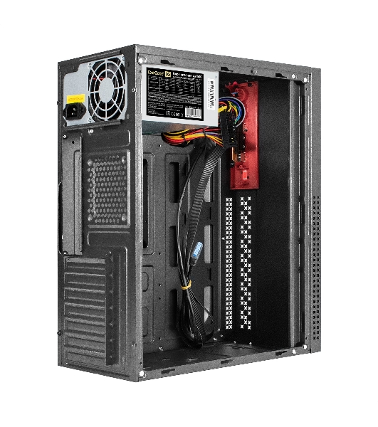 Компьютерный корпус Miditower ExeGate AA-443U-AA500 (ATX, AA500 8 см, 2*USB+1*USB 3.0+HD Audio, черный)