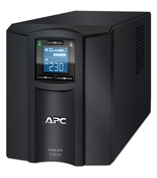 Источник бесперебойного питания APC Smart-UPS C SMC2000I/2000ВА/1300Вт/1 х IEC 320 C19 (компьютерная), 6 х IEC 320 C13 (компьютерная)