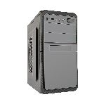 Компьютерный корпус ExeGate EX284026RUS Minitower BA-202 Black, mATX, AA350, 80мм, 2хUSB, Audio, фото 1