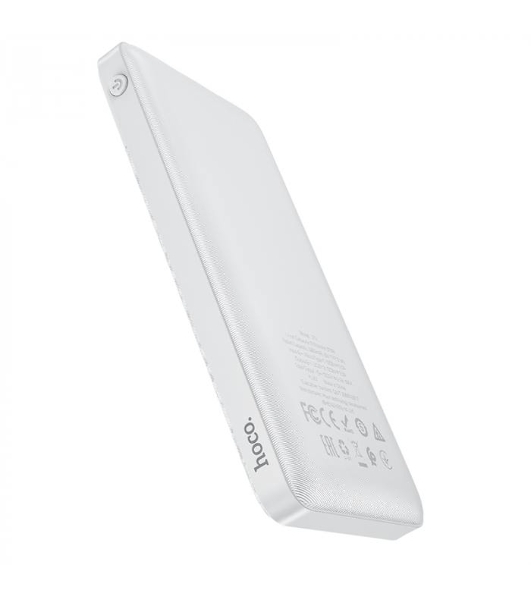 Портативный аккумулятор HOCO J72 Easy travel, 2.0A, 10000mAh, белый