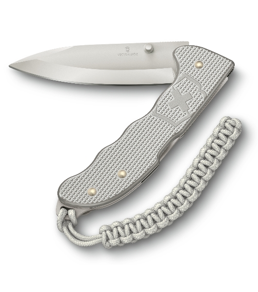 Нож перочинный Victorinox Evoke Alox (0.9415.D26) 136мм 5функц. серебристый подар.коробка