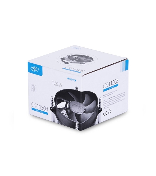 Кулер для процессора DEEPCOOL CK-11508 черный, 92 мм, алюминий, 2200 об/мин, 30.1 дБ, 3 pin, 65 Вт, 70 мм