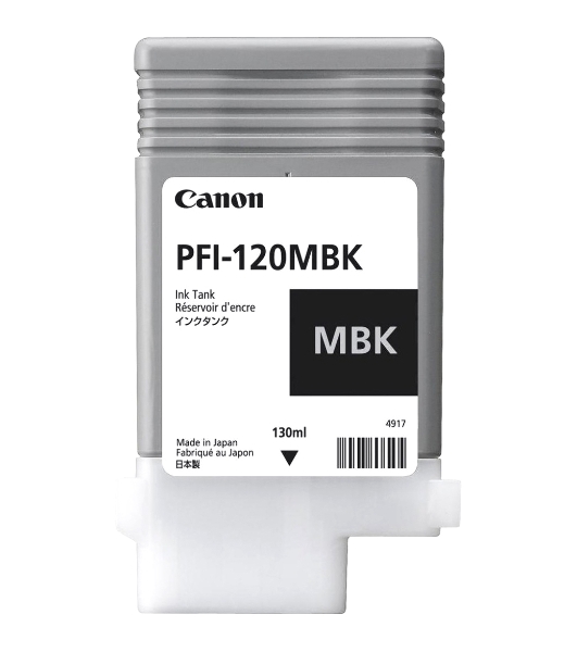 Картридж струйный Canon PFI-120 MBK 2884C001 черный матовый (130мл) для Canon Canon imagePROGRAF TM-200/205
