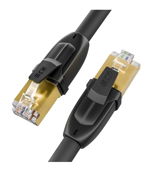 Патч-корд GCR PROF прямой 7.5m, FTP медь cat.6, позолоч. контакты и коннектор, 25 AWG, Deluxe ethernet high speed 10 Гбит/с, RJ45, T568B, GCR-52548