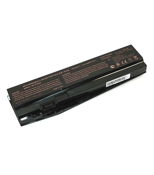Аккумуляторная батарея для ноутбука Clevo N850HC 10.8V 4400mAh N850-3S2P OEM черный