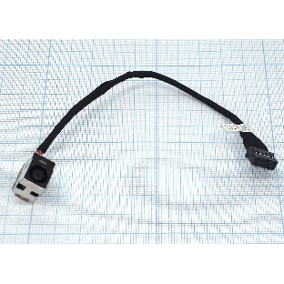 Разъем для ноутбука HP DV6-7000 DV7-7000 c кабелем 10-pin 9-проводов