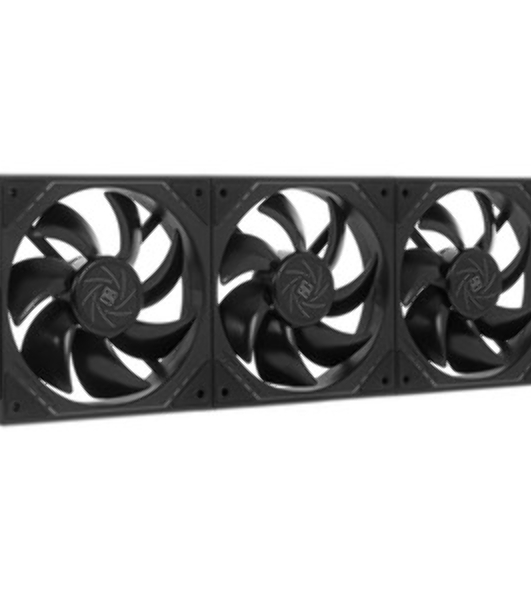 Кулер для корпуса Thermalright TL-M12QR Reverse (124x120x25mm, 4-pin PWM, ARGB, 47.6CFM, 23.2dBA, 1500RPM, черный)