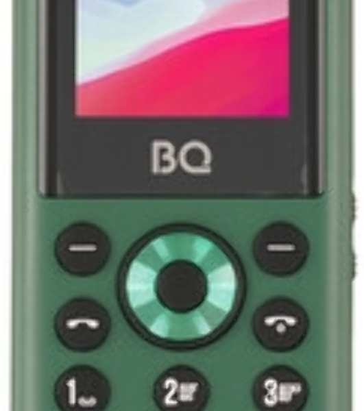 Мобильный телефон BQ 1858 Barrel зеленый/черный