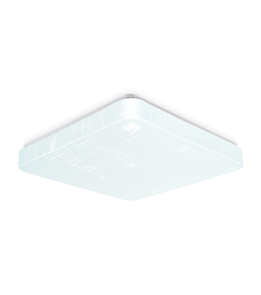 Потолочный светодиодный светильник Ambrella light FZ1155 WH белый 24W 6400K 330*330*80 (Без ПДУ)