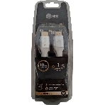 Кабель аудио-видео Cactus CS-HDMI.2.1-1 HDMI (m)/HDMI (m) 1м. позолоченные контакты серебристый, фото 1