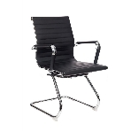 Кресло Бюрократ CH-883-LOW-V/BLACK черный, экокожа, 120 кг, механизм качания, низкая спинка, фото9