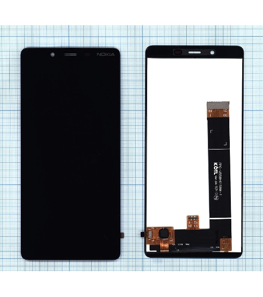 Дисплей для Nokia 1 Plus, черный