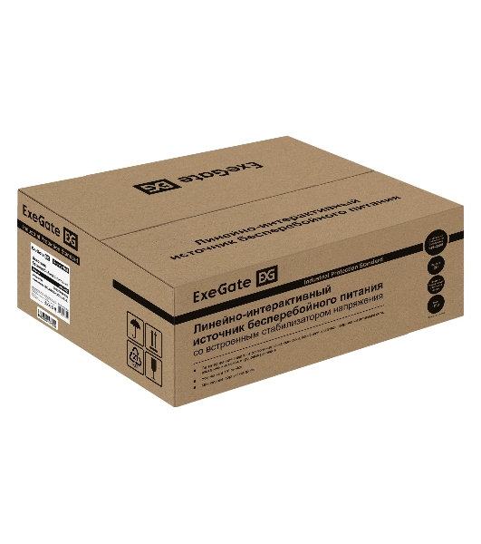 Источник бесперебойного питания ExeGate ServerRM UNL-3000.LCD.AVR.2SH.3C13.USB.3U 3000VA/1800W, Color LCD, AVR, 2*Schuko+3*C13, USB, 3U, установка в стойку, черный